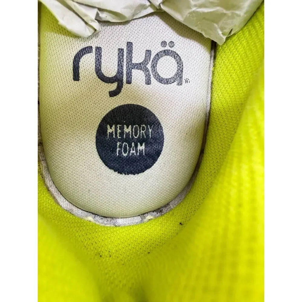 Ryka Harmony SMT Women’s Running Shoes Size 9 M Navy Lime Memory Foam